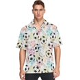 thumbnail image 3 of Camisas hawaianas con estampado 3D de cactus y manga corta para hombre, camisas playeras hawaianas informales con botones, blusas y camisas extragrandes para hombre, 3 of 5