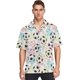 thumbnail image 3 of Camisas hawaianas con estampado gráfico 3D para hombre, camisas playeras Aloha de manga corta, camisas y blusas informales de gran tamaño con botones para hombre, 3 of 5