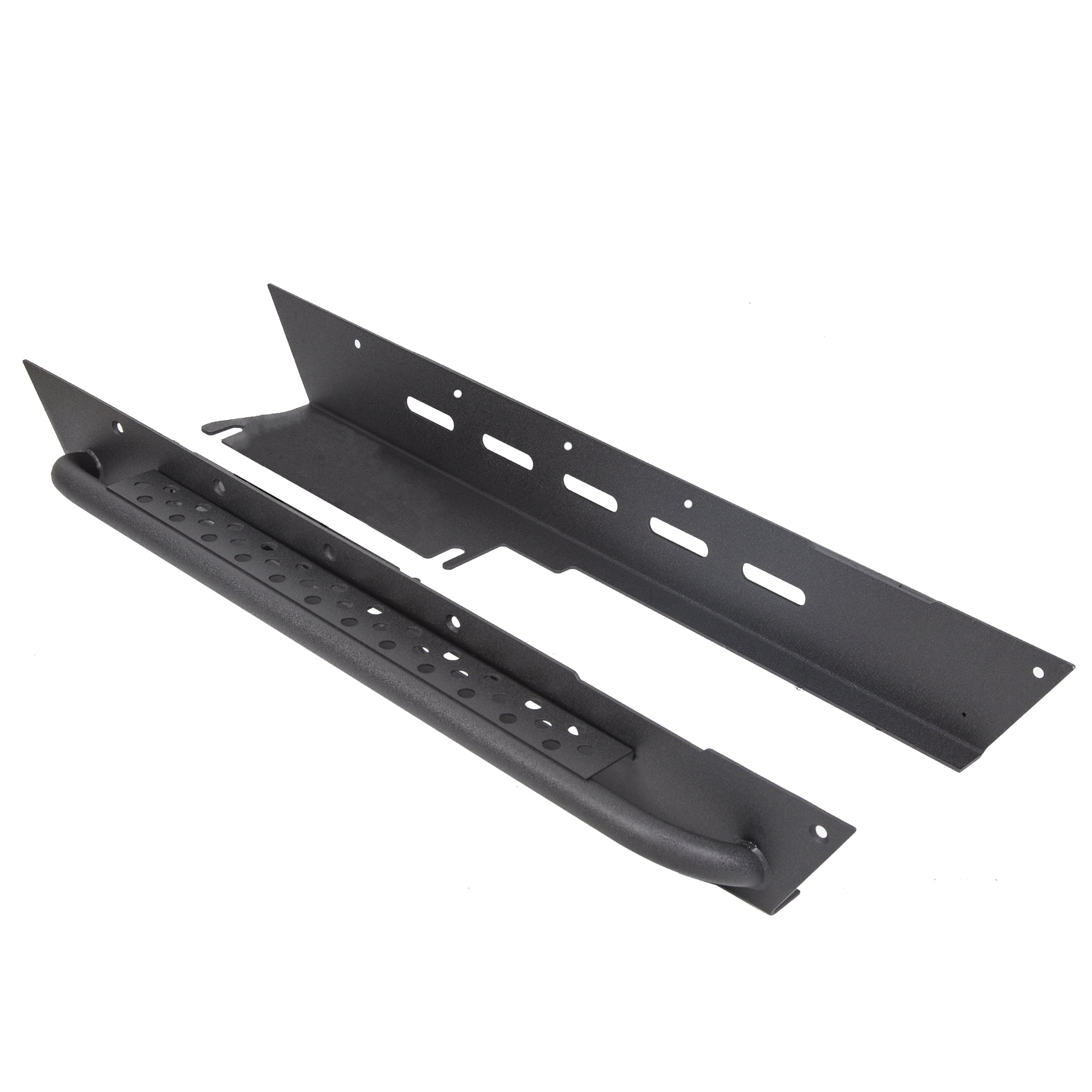 Kojem Running Board Slider Rocker Guard Side Rail Steps Nerf Bar Guards for 1997-2006 Jeep Wrangler TJ Steel