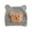 Gray-coffee bear, variant on Korean Baby Hat Cute Cartoon Plush Bear Ears Beanies Caps Newborns Bonnet Trendy Pullover Hats Infant Shower Gift