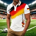 thumbnail image 2 of Family Matching Soccer Jersey T Shirts for Men Boys Germany Flag Printed Short Sleeve Football Fan Tops, 2 of 5