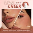 thumbnail image 6 of Lip Gloss Base, Hydrating Lip Balm with Sheer Tint, Plumps Moisturizing Hydrating Lip Mask, Lip Base Cream for Smoothing & Prepping, Multi-Purpose Matte Blush & Lip Balm (#6, Relentless Rouge), 6 of 8
