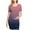 Pink, variant on Maternity Floral Print Pleated Mid Calf Dress with Short Sleeve Spring Pregnancy Wear