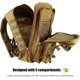 thumbnail image 3 of 1 mochila militar, mochila multifuncional de gran capacidad de 40 litros, adecuada para la escuela/senderismo/camping/turismo/pesca/montañismo o uso diario - caqui ER, 3 of 5