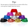 thumbnail image 5 of 200pcs Cupcake Liners for Baking, Foil Cupcake Liner, Standard Size 2 Inches 10 Colors Cupcake Liners, 5 of 7
