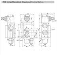 thumbnail image 2 of 1 Spool Hydraulic Directional Double Acting Cylinder Spool Motor Distributor Monoblock Operated Tractor Loader, 2 of 5