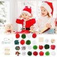 thumbnail image 2 of Juego De Cuentas Coloridas De Navidad De 24 Cuadrículas, Cuentas De Cristal, Pulsera, Pendientes, Juego De Fabricación De Joyas Diy Kearding AP007572-01, 2 of 6