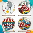 thumbnail image 3 of Clown Design Carnival Banner Elephant  Circus Display Colorful Balloons Striped Tent Welcome Backdrop for Carnival Party Circus Event Welcome Celebration, 3 of 8
