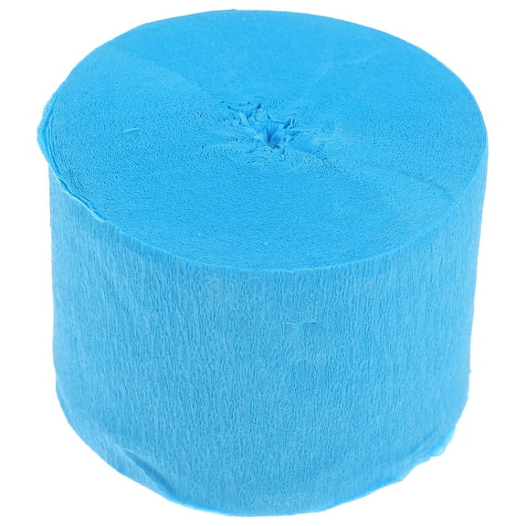 Soimiss Crepe Paper Craft Streamers Sky-blue 1Pcs