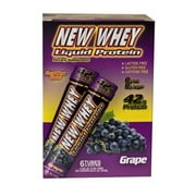 New Whey Grape Liquid Protein 42g, 3.8 fl oz, 6 count