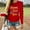 Red, variant on Aoochasliy Valentines Sweatshirts for Women Love Heart Graphic Tee Crew Neck Loose Fit Long Sleeve Pullover Casual Valentine's Day Tops Gifts for Her Dating Home Party