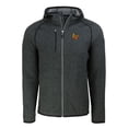 thumbnail image 2 of Men's Cutter & Buck Heather Charcoal Las Vegas Aviators Mainsail Raglan Full-Zip Hoodie, 2 of 3