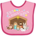 thumbnail image 3 of Inktastic Jesus is the Reason for the Season Christmas Nativity Boys or Girls Baby Bib, 3 of 4