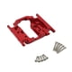 thumbnail image 5 of Base de la caja de cambios de aleación de aluminio 6061, accesorios, piezas de mejora, soporte de caja de cambios para D90 Rojo, 5 of 8