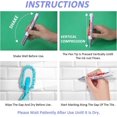 thumbnail image 2 of Tile Grout Pen Wall Grout Restorer Pen Repair Marker Grout Filler Pen for Wall Tile Restoration Bathroom Floor (Light Gray), 2 of 5
