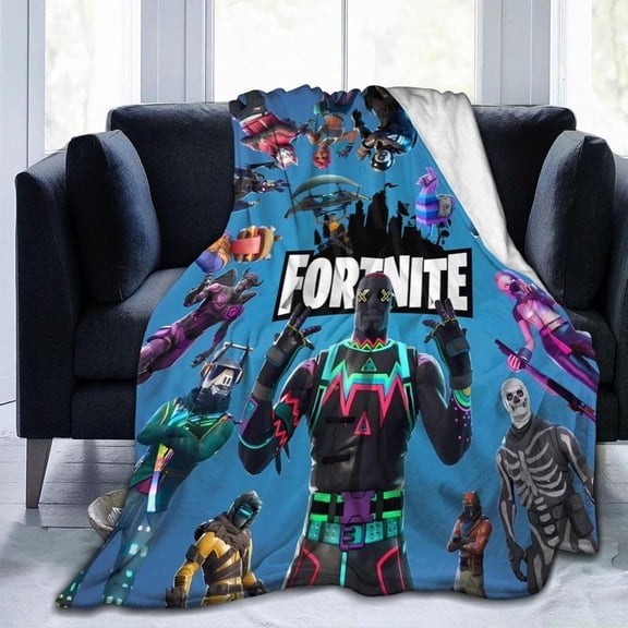 Game Blanket for.tnite Blanket Soft Cozy Fleece Throw Blanket for Kids Boys Girls Gifts Plush Lightweight Warm Fuzzy Flannel Blankets and Throws for Couch Sofa Bed