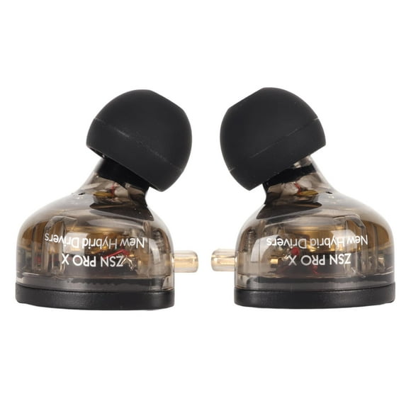 KZ ZSN Pro X In Ear Monitors Earphones, Stereo Lossless Sound Wired Earbuds, 1DD 1BA Driver Noise Canceling HiFi Headphones for Stage Studio