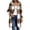 Khaki, variant on Womens Plaid Boyfriend Shacket Long Sleeve Full Zip Hooded Overshirt Duster Cardigan to Wear with Leggings Curved Hem Casual Fall Outfits, Red, XL