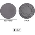 thumbnail image 2 of piezas Fundas para taburetes de bar Fundas para asientos de taburetes redondos Fundas de cojín elásticas grises para taburetes Fundas para taburetes de bar elásticas a prueba de polvo y lavables, 2 of 6