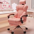thumbnail image 4 of Fashion Swivel Office Chairs Organizer Gamer Leather Elastic Lounge Work Chair Professional Design Silla Plegable Furnitures My Lux Decor Round, 4 of 34