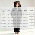 thumbnail image 5 of JOANKDMI Girls Fuzzy Fleece Size 7-8 Onesie Pajamas with Cute Ears Hood and Pockets Zipper One Piece Jumpsuit Warm Fluffy Sleepwear for Winter Lounge Homewear, 5 of 7