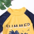 thumbnail image 5 of Emy Dola Boys Two Piece Rash Guard Swimsuits Kids Short Sleeve Sunsuit Shark Prints Swimwear Sets Toddler Bathing Suit with Sun Hat, 5 of 6