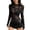 Black women high neck lace top a1, variant on thefmos Women's High Neck Long Sleeve Lace Pullover Tops Elegant Casual Fall Winter Crop Top Hollow Out Blouses Trendy Tunic Shirts Cute Fashion Basic Clothes, White S