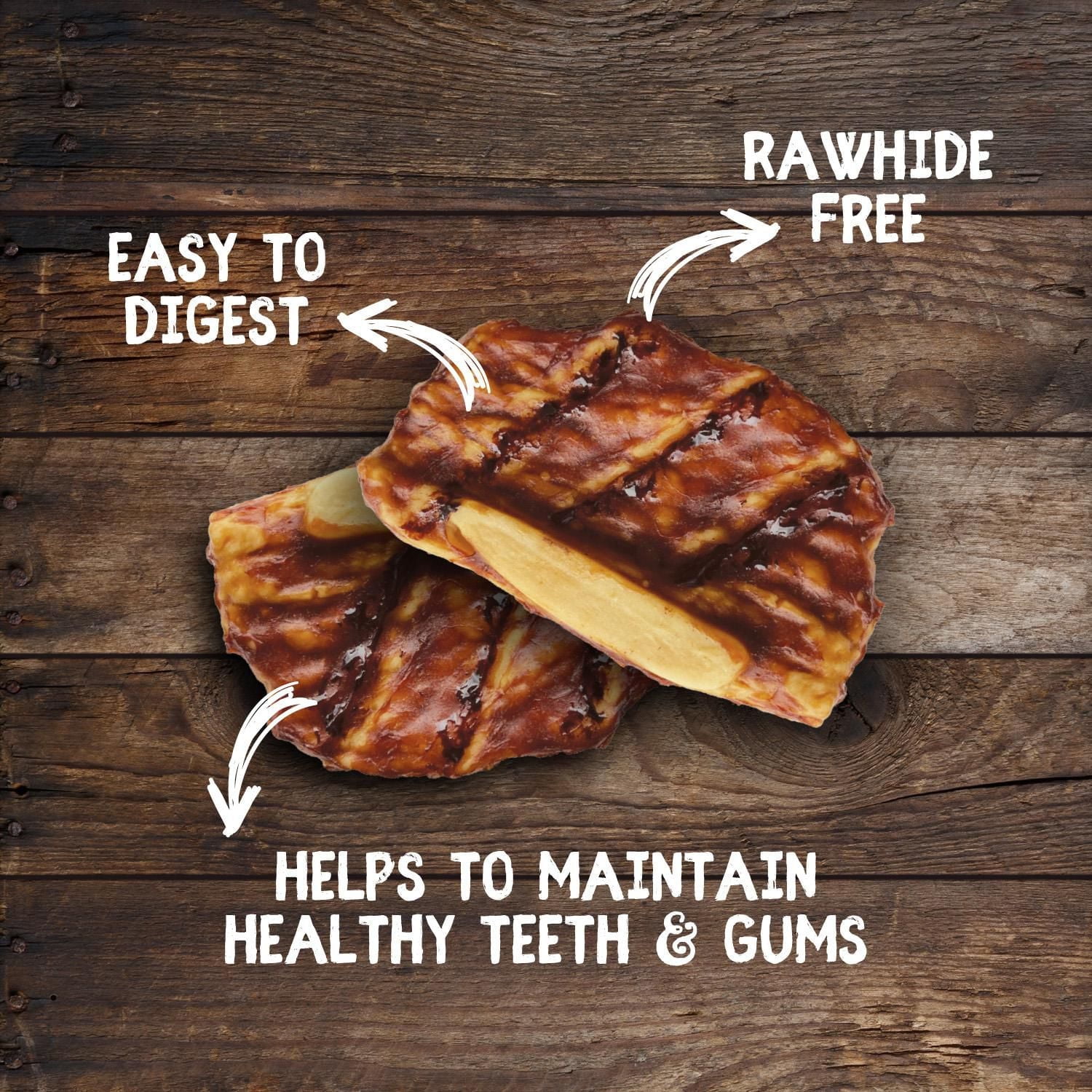 Zoe Better Than Rawhide BBQ Steak Beef Flavour Dog Chews, 4 pack, 160g / 4 pack