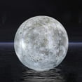 thumbnail image 4 of 16" Full Moon Floating Pool Lights - Inflatable LED Light Ball for Swimming Pools, Outdoor Pool Party Decorations, Wedding & Garden Lighting - Waterproof Glowing Sphere (1 Pack), 4 of 9