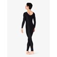 thumbnail image 2 of Adult Scoop Neck Nylon Long Sleeve Unitard, 2 of 9