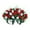 D, variant on Eqslft 1PC Memorial Flower Arrangement for Cemetery, Artificial Rose & Lily Spray for Grave Decor, Weather-Resistant Silk Flower Spray for Headstone and Graveside Tributes