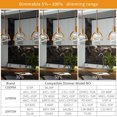 thumbnail image 6 of ZXNYH Pendant Ceiling Light Fixture for Kitchen Island, Modern Mini Integrated LED Hanging Light, Crystal Pendant Light in Chrome, Bedroom, Dining Room, Bar (1-Lights), 6 of 6