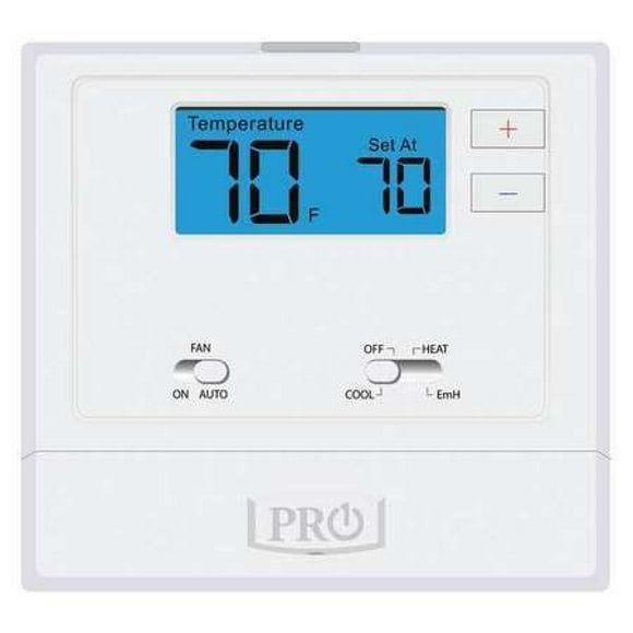 PRO1 IAQ T621-2 Single-Stage 2 Hot/1 Cold Non-Programmable Thermostat , White