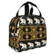 thumbnail image 2 of Easygdp traditional Elephant Bolsa Térmica Premium - Tela Oxford Impermeable, Gran Capacidad, Bolsillo Frontal, Unisex para Trabajo, Escuela, Actividades al Aire Libre y Picnics, 2 of 8