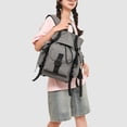 thumbnail image 5 of AUXDIQ Hiking Backpack 16L Lightweight Backpack Travel Daypack for Women Men Grey, 5 of 6