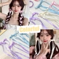 thumbnail image 3 of Simple Fashion Satin Hairpins Solid Cute Ribbon Bobby Pin Bowknot Hair Clip Braiding Hair Tool Spring Barrettes PINK, 3 of 8
