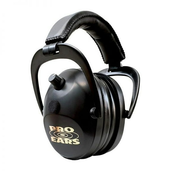 Pro Ears Gold II 26 Compression Hearing Amplify Protector Muffs, Black