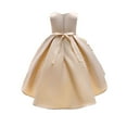 thumbnail image 4 of Coerni Girl's Pageant Parties Dress | Toddler Girls Sleeveless Princess Birthday Wedding Prom Gown Formal Dresses for Girls, 4 of 6