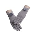 thumbnail image 1 of Fiudx Guantes de Terciopelo de Invierno, Cálidos de Lana, Resistentes Al Frío, Ligeros, Transpirables y Suaves, Ideales para Conducir y Actividades Al Aire Libre, Accesorio de Moda para Mujer, Tamaño, 1 of 1