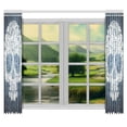 thumbnail image 3 of CADecor Skull in Flower Window Curtain Window Treatments Kitchen Curtains 26x39 inches, 2 Pieces, 3 of 3