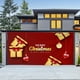 thumbnail image 2 of Pegatinas navideñas para puerta de garaje al aire libre, tapiz de tela, decoración de fiesta navideña, fondo de tela con tela colgante de gran tamaño, 2 of 5