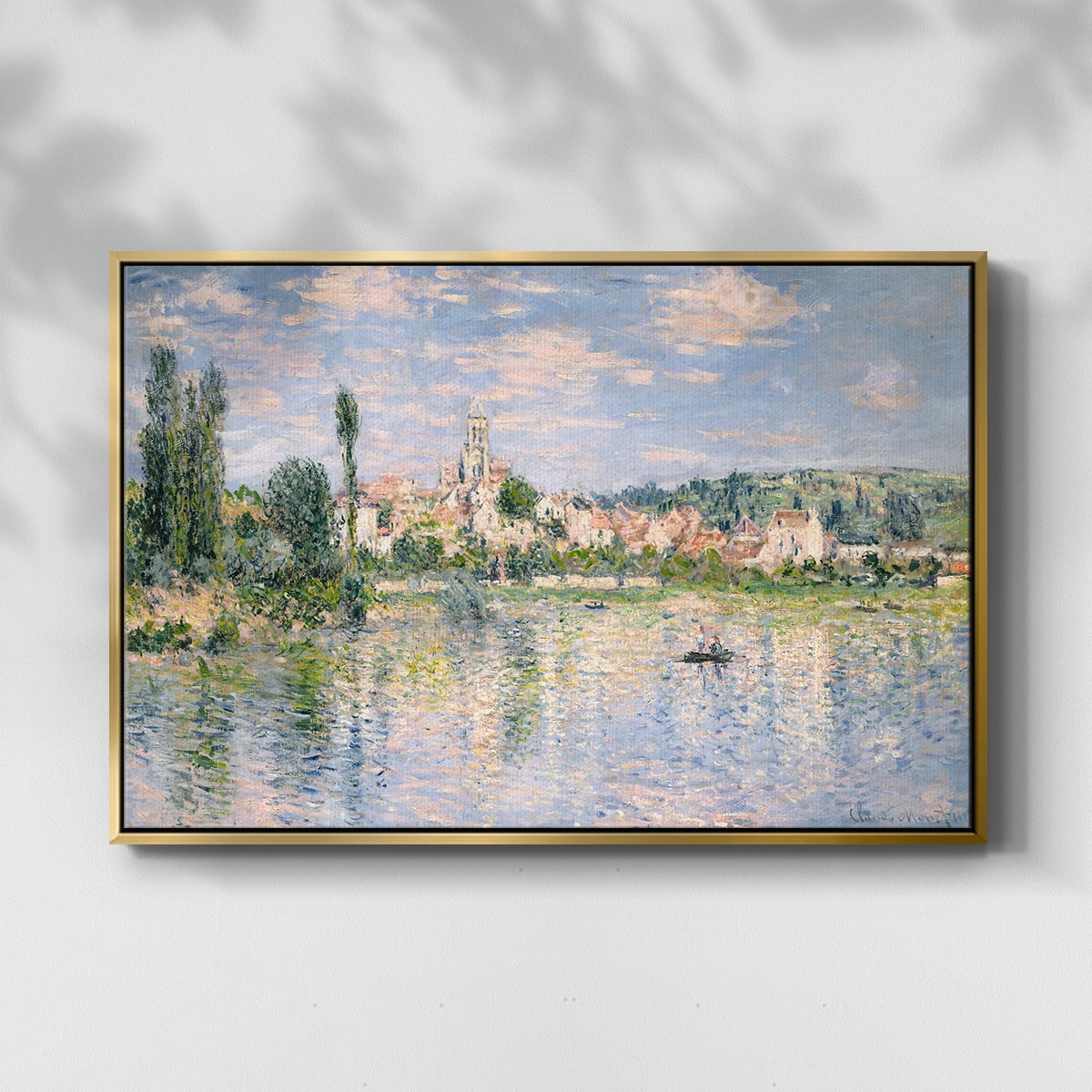 Vintage Landscape-CXXV By Wexford Home Framed in Gold Wood Gallery Wrapped Canvas 17 in. x 25 in.