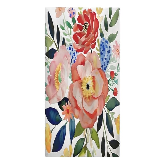 RKSupls Spring Floral Eggs Watercolor Microfiber Beach Towel Absorbent Compact Towels for Swimming Pool Beach Travel Things for Vacation Essentials Adult Gift,61.4×30.3Inch