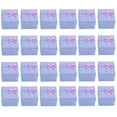 thumbnail image 1 of 24 cajas organizadoras de 4 x 4 x 3 cm con lazo para guardar pendientes, pulseras, collares y joyas (morado), 1 of 5