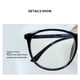 thumbnail image 3 of Qarigey Gafas de bloqueo de luz azul para regalo de protección ocular, gafas de luz antiazul, gafas de ordenador, montura transparente Type3 NO3, 3 of 6