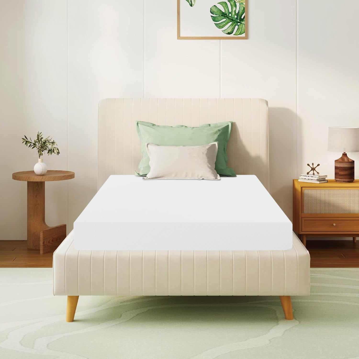5 Inch Twin XL Mattress Gel Memory Foam Mattress Medium-Firm Mattress with Breathable Cover, Bed-in-a-Box CertiPUR-US Certified for Kids& Adults, (Twin XL)