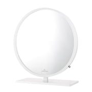 Impressions Vanity Monarch Plus Hollywood Makeup Mirror with Smart LED Lighted Strip Lights (Silver)