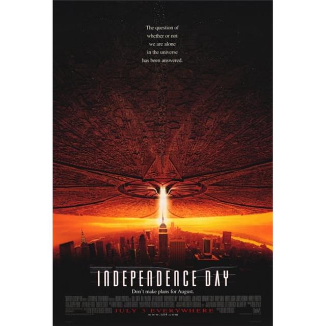 Pop Culture Graphics MOVAF8301 Independence Day Movie Poster Print, 27 x 40
