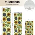 thumbnail image 4 of Yellow Sunflower Seed Leaf Pattern Kitchen Rugs Sets Of 3,Kitchen Runner Rugs Non Skid Washable,Decorative Kitchen Floor Mats for Kitchen,Sink,Laundry,17"x30"+ 17"x47" + 17"x59", 4 of 6