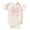 Natural Bodysuit, variant on Pastel Easter Bow Bodysuit for Baby Girls Spring Holiday Flowers and Bunnies Toddler One-Piece Peach Bodysuit 6 Months